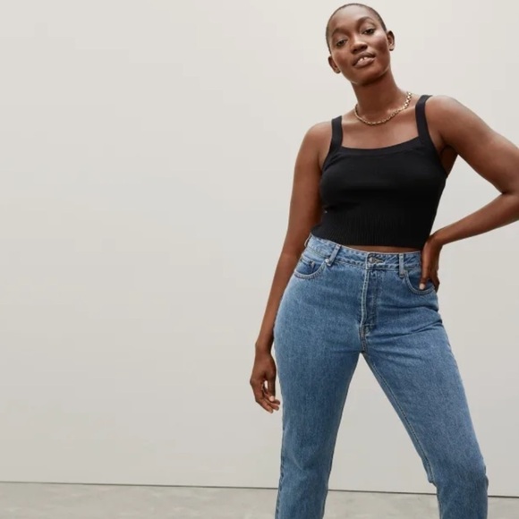 Everlane gray cropped cotton tank Medium - Picture 7 of 7